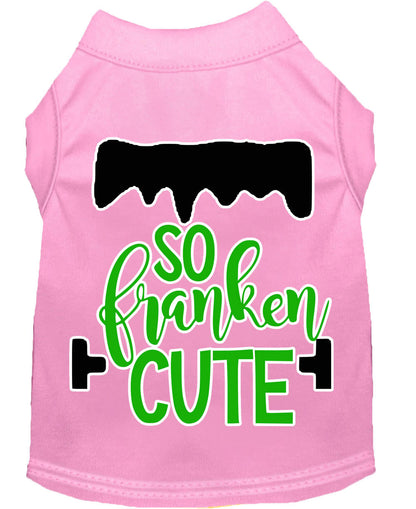 Camiseta para perros y gatos con serigrafía "So Franken Cute"