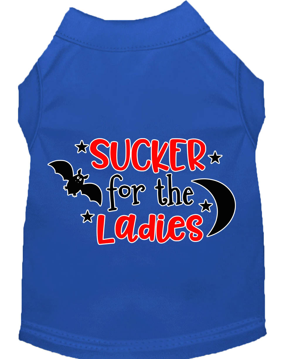 Camiseta para perros y gatos con serigrafía "Sucker For The Ladies"