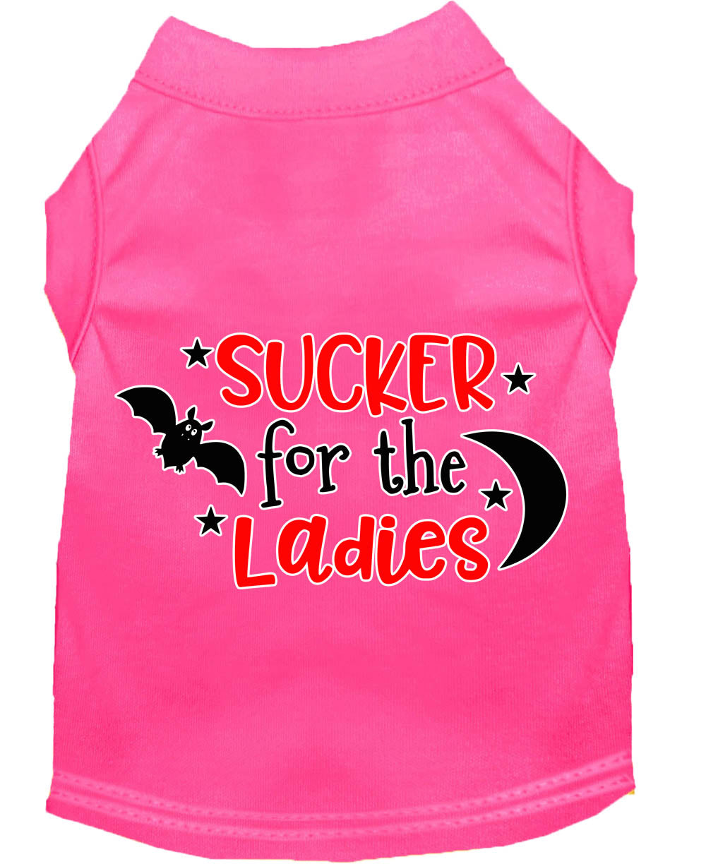 Camiseta para perros y gatos con serigrafía "Sucker For The Ladies"