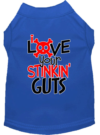 Pet Dog & Cat Shirt Screen Printed, "Love Your Stinking Guts"