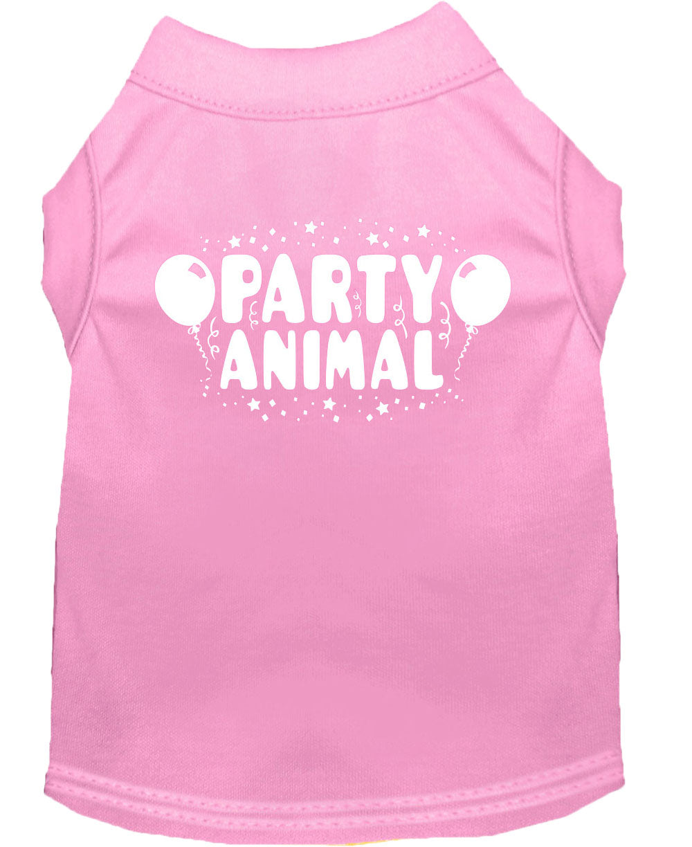 Camiseta para perros y gatos con serigrafía "Party Animal"