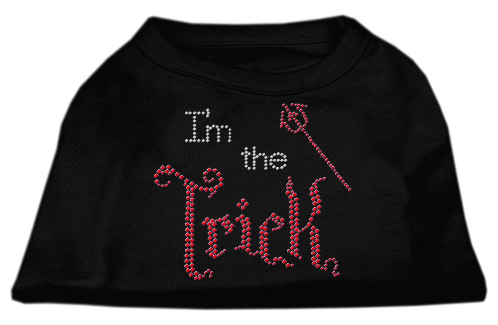 Halloween Pet Dog & Cat Shirt Rhinestone,"I'm the Trick"