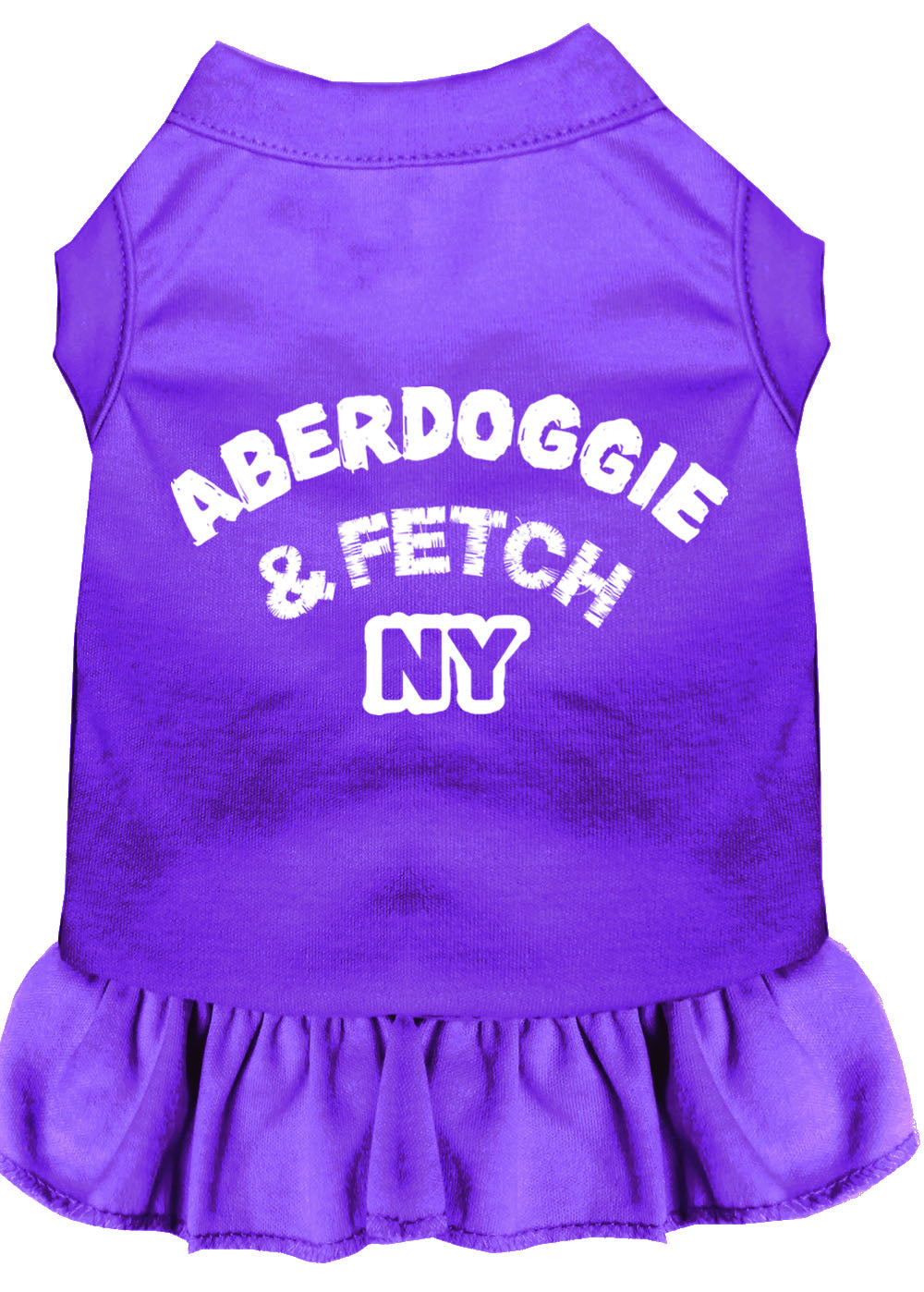 Dog Dress, Dog Dress, Screen Printed, "Aberdoggie & Fetch NY"