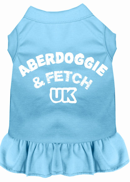 Dog Dress, Dog Dress, Screen Printed, "Aberdoggie & Fetch UK"