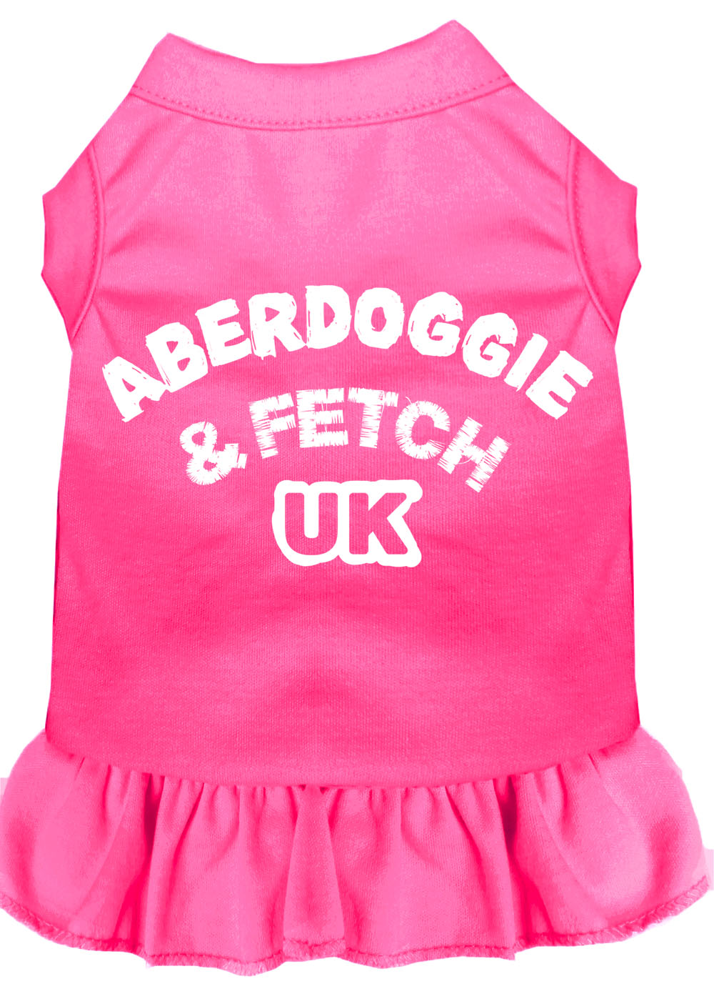 Dog Dress, Dog Dress, Screen Printed, "Aberdoggie & Fetch UK"