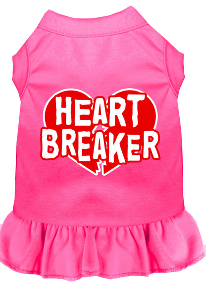 Vestido para perros y gatos con estampado serigrafiado "Heart Breaker"