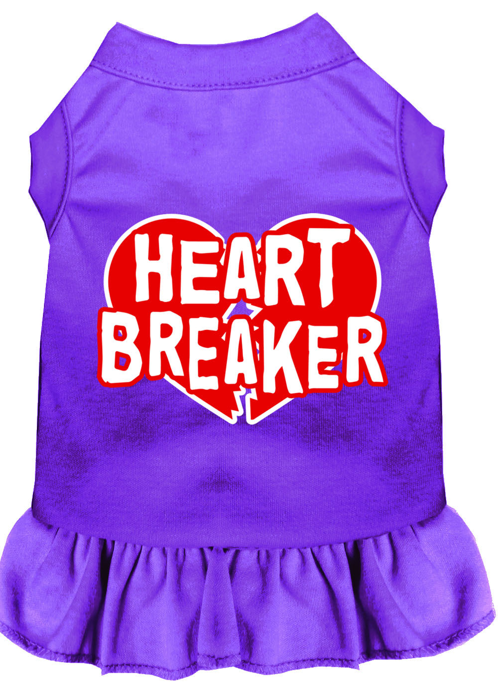 Vestido para perros y gatos con estampado serigrafiado "Heart Breaker"