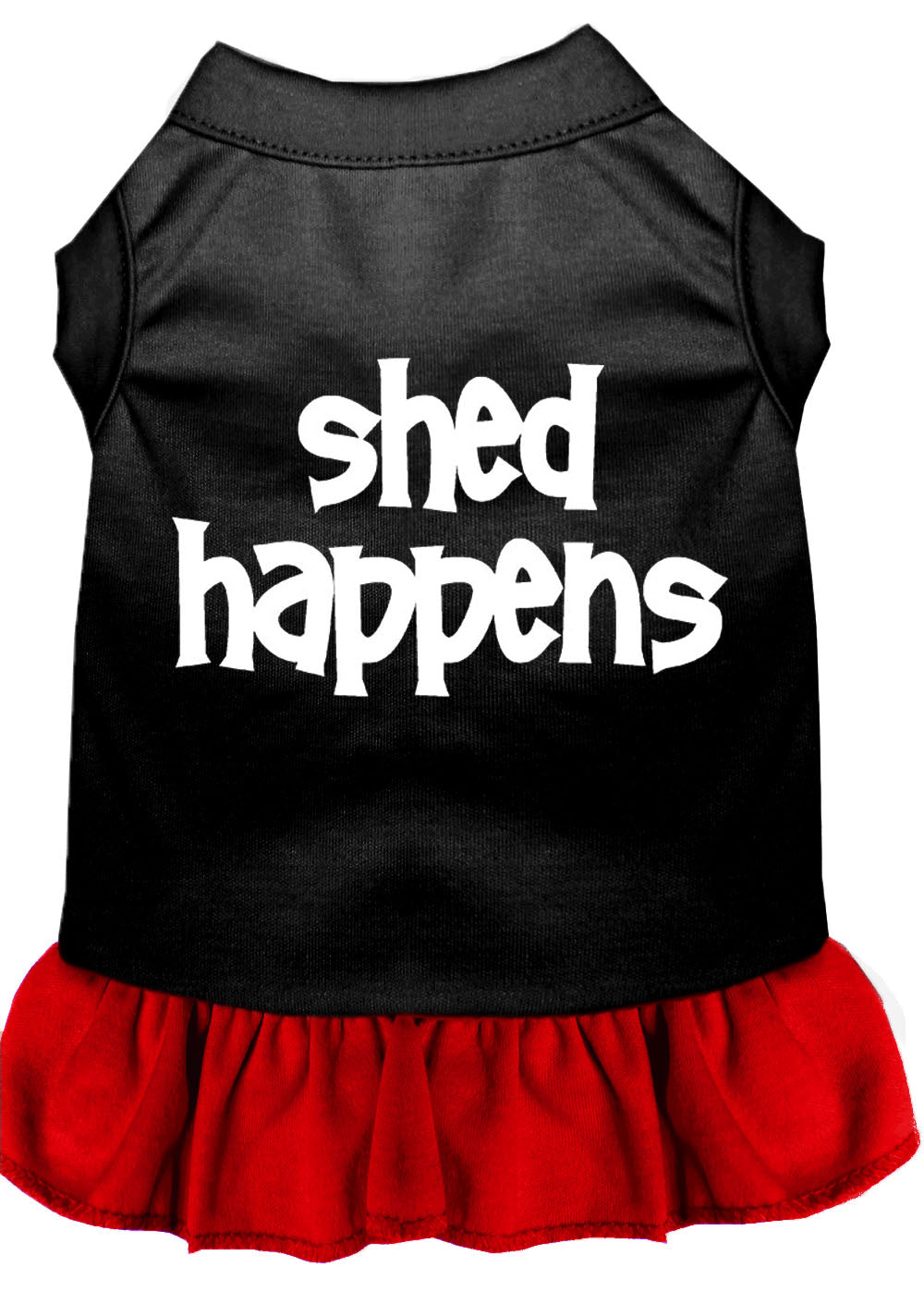 Pet Dress Screen Printed, "Shed Happens"