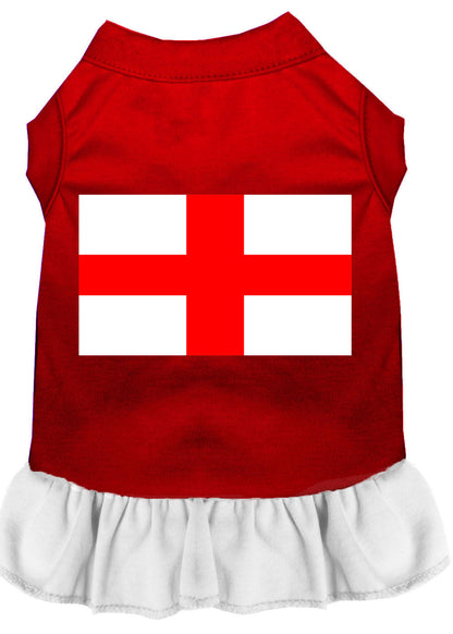 Dog Dress, Pet Dog & Cat Dress Screen Printed, "St. George's Cross"