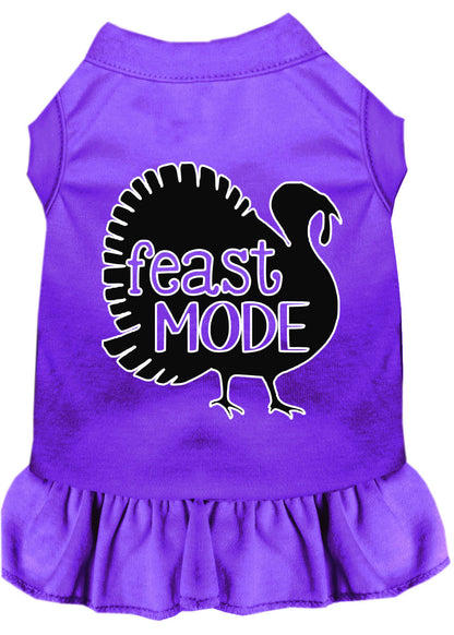 Vestido para perro y gato con estampado de Acción de Gracias, "Feast Mode"