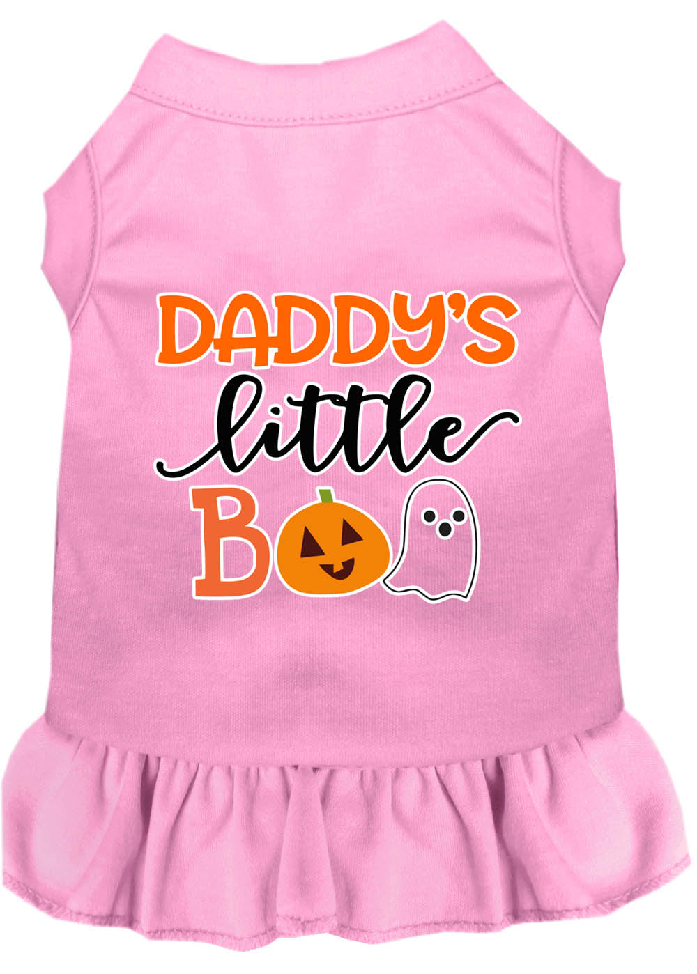 Halloween Pet Dog & Cat Dress Screen Printed, "Daddy's Little Boo"