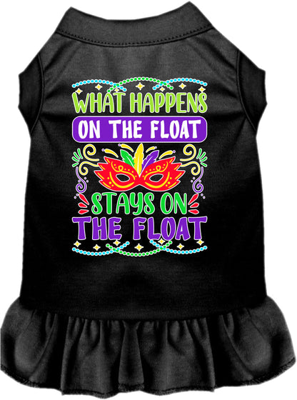 Pet Dog & Cat Screen Printed Dress "What Happens On The Float, Stays On The Float"