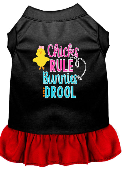 Pet Dress "Chicks Rule, Bunnies Drool"