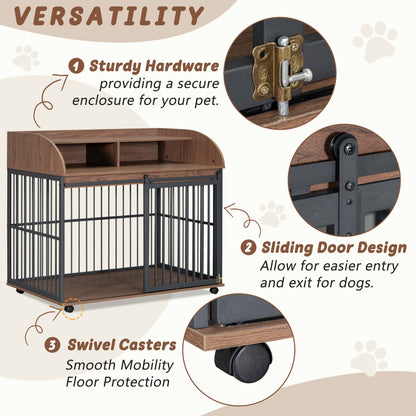 44'' Heavy Duty Large Dog Crate