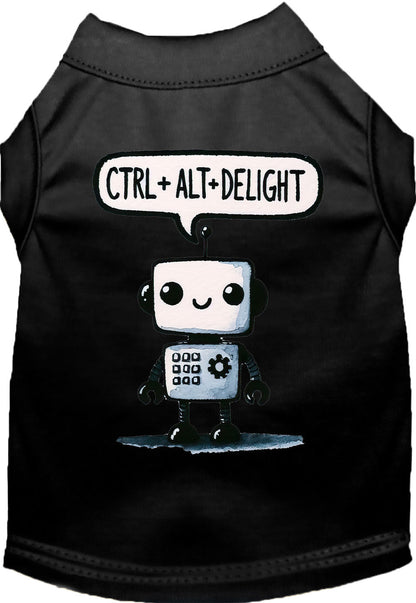 Dog Shirt for Pets "Ctrl+Alt+Delight"