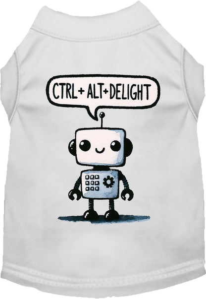 Dog Shirt for Pets "Ctrl+Alt+Delight"