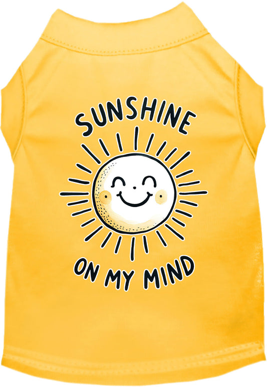 Adorable Cat or Dog Shirt for Pets "Sunshine on My Mind"