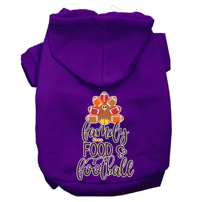 Pet Hoodie "Family, Food, & Football"