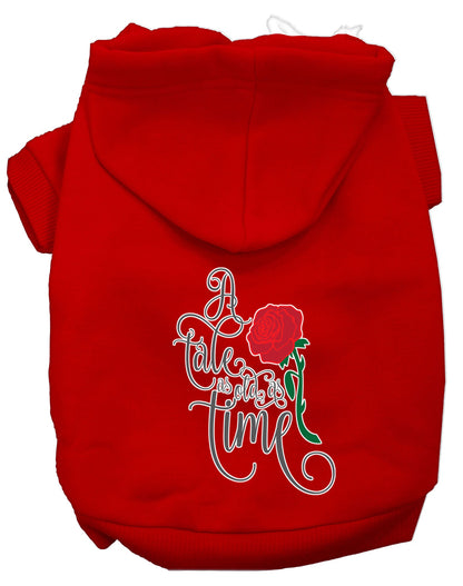 Sudadera con capucha para mascotas, perros y gatos serigrafiada con la frase "Timeless Tale"