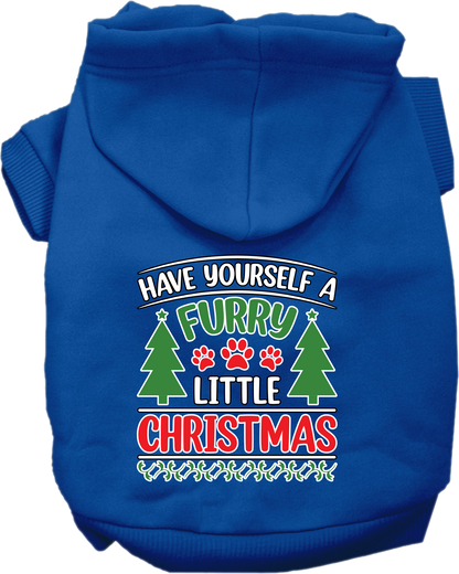 Christmas Pet Hoodie, "Have Yourself A Furry Little Christmas"