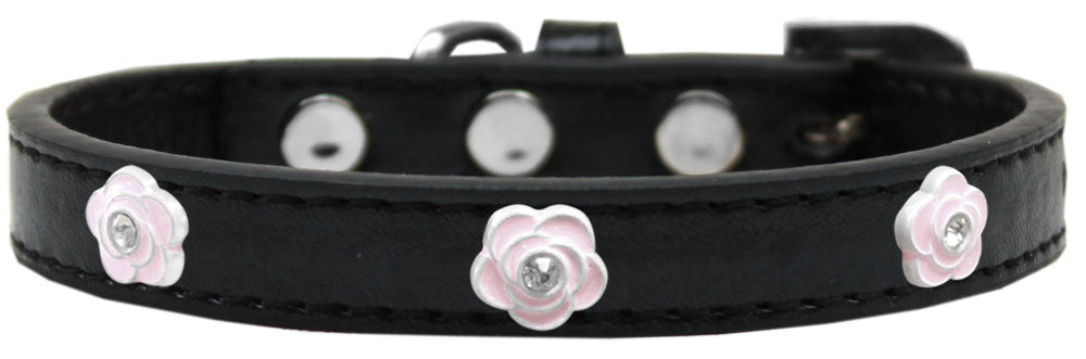 Dog, Puppy & Pet Widget Collar, "Light Pink Roses"