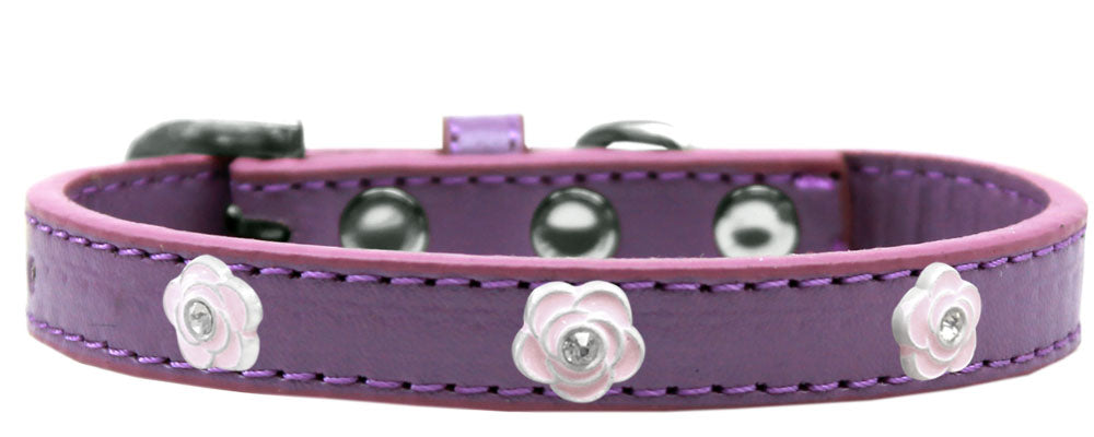 Dog, Puppy & Pet Widget Collar, "Light Pink Roses"