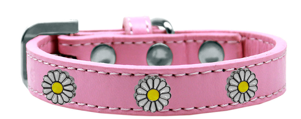 Dog, Puppy and Pet Widget Fashion Collar, "White Daisies"