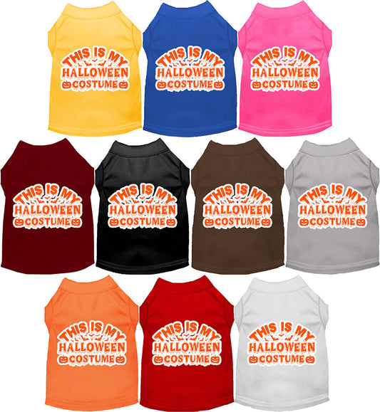 Halloween Cat or Dog Shirt for Pets "This is my Halloween Costume"
