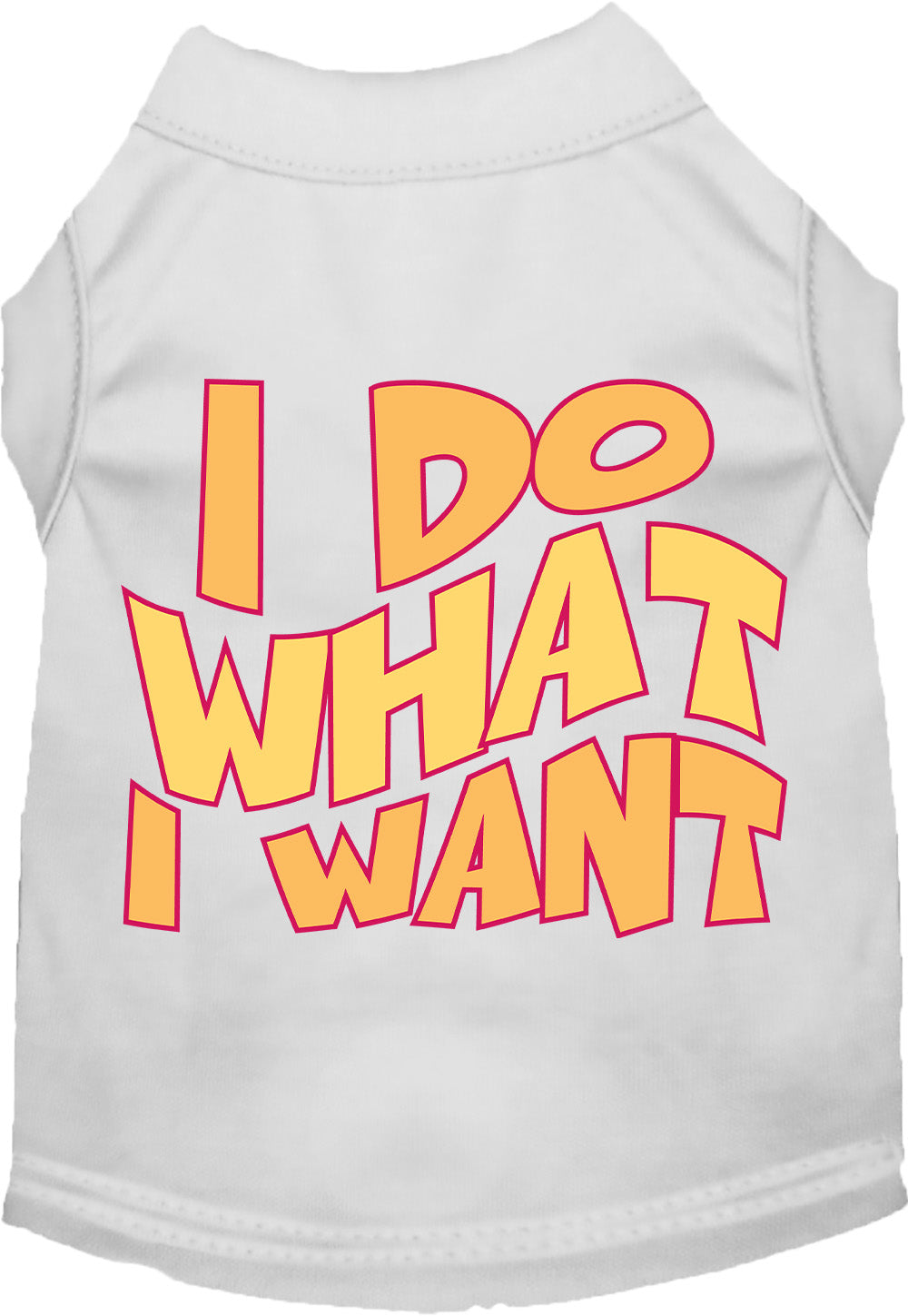 Adorable Cat or Dog Shirt for Pets "I Do What I Want"