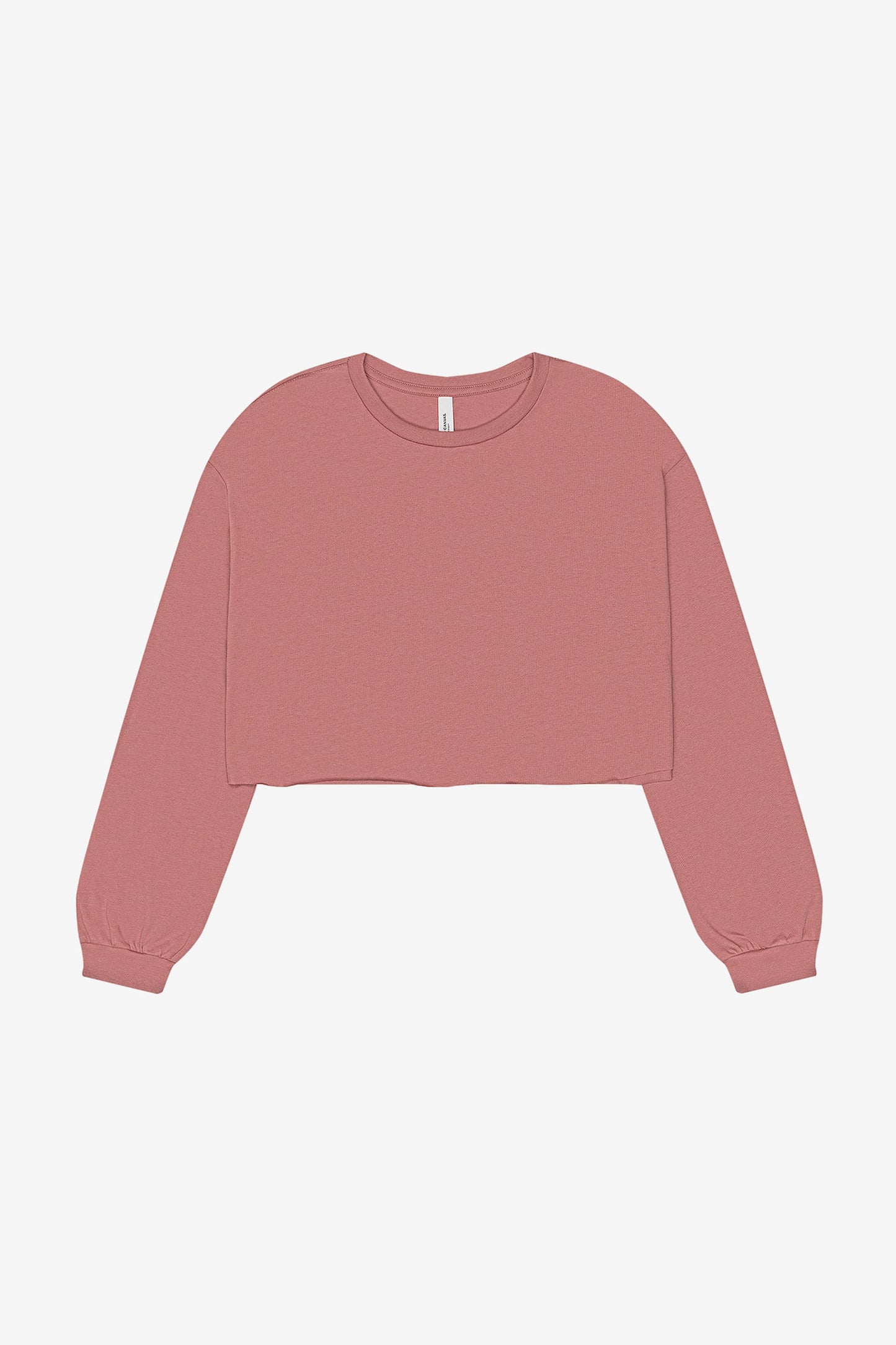 Custom Women's Cropped Long-Sleeve Shirt