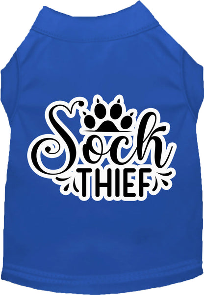 Fun Cat or Dog Shirt for Pets "Sock Thief"