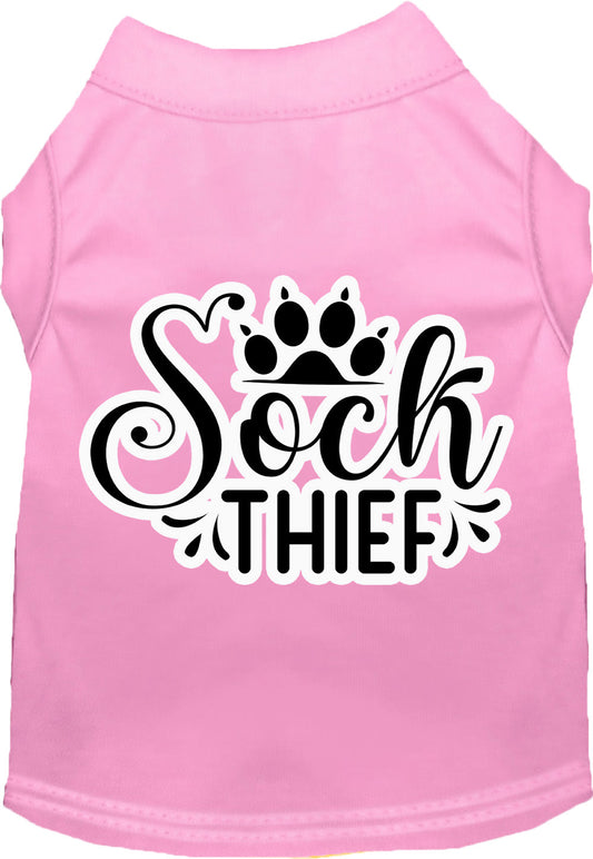 Fun Cat or Dog Shirt for Pets "Sock Thief"