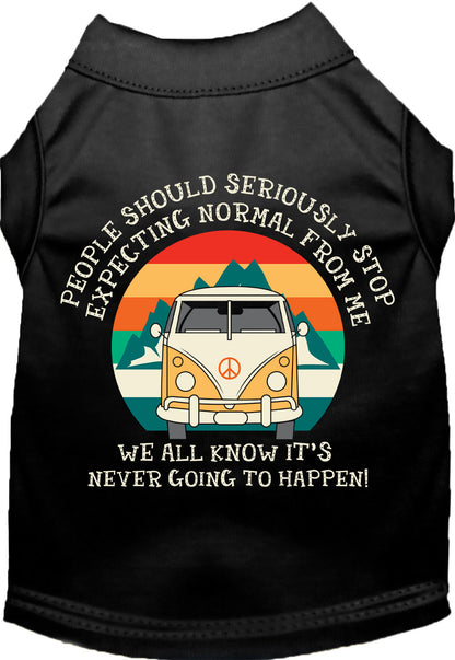 Cat or Dog Shirt for Pets "Stop Expecting Normal Vanlife"