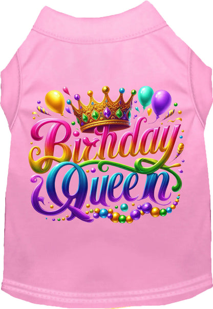 Adorable Cat or Dog Shirt for Pets "Gorgeous Birthday Queen"