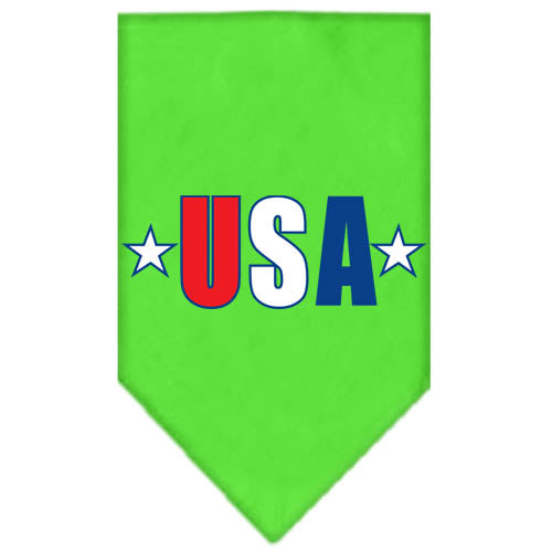 Pet and Dog Bandana Screen Printed, "USA Star"