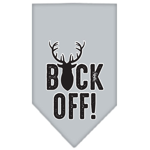 Pet and Dog Bandana Screen Printed, "Buck Off"