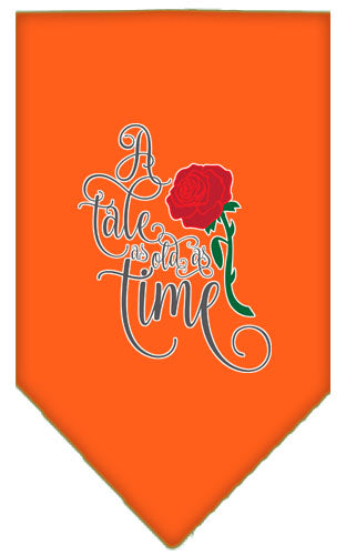 Pet and Dog Bandana Screen Printed, "Timeless Tale"