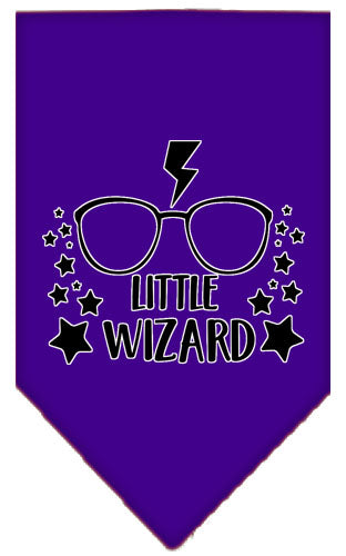 Pet and Dog Bandana Screen Printed, "Little Wizard"