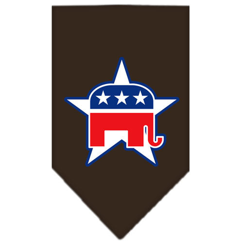 Dog Bandana Screen Printed,  "Republican"
