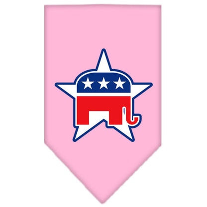 Dog Bandana Screen Printed,  "Republican"