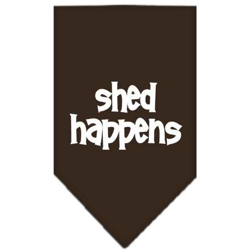 Pet and Dog Bandana Screen Printed, "Shed Happens"