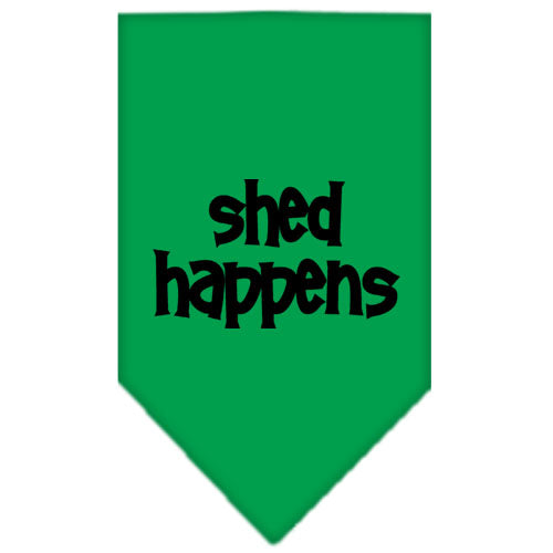 Pet and Dog Bandana Screen Printed, "Shed Happens"
