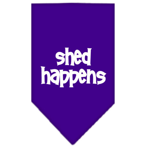Pet and Dog Bandana Screen Printed, "Shed Happens"