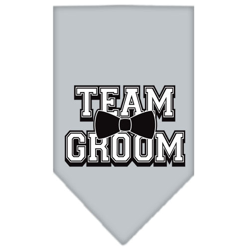 Pet and Dog Bandana Screen Printed, "Team Groom"