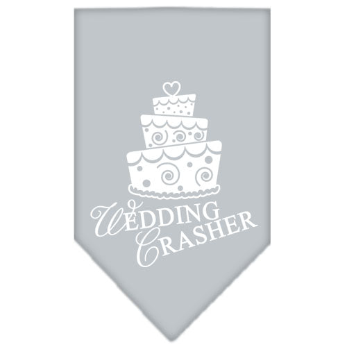 Pet and Dog Bandana Screen Printed, "Wedding Crasher"