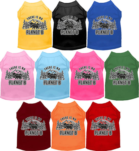 Dog and Cat Shirt for Pets "No Planet B"