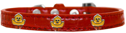 Dog, Puppy & Pet Designer Croc Widget Collar, "Chickadee"