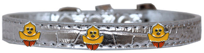 Dog, Puppy & Pet Designer Croc Widget Collar, "Chickadee"