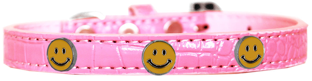 Collar con diseño de cocodrilo para perros, cachorros y mascotas, "Happy Face"