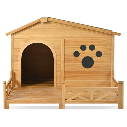 48" Wooden Dog House